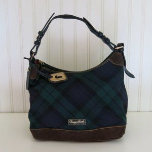 Dooney & Bourke Wool Tartan Hobo Purse